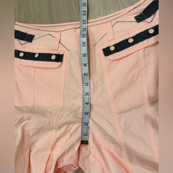 NEW Free People L Elevate Crop Pants NWT Peach Orange Spring Hiking - Picture 15 of 16